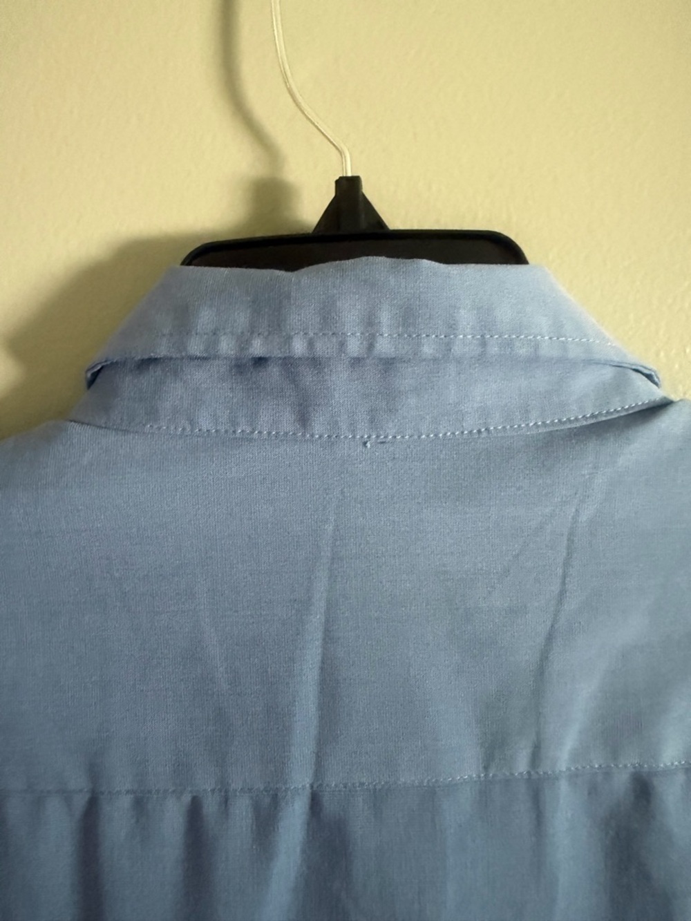 Coofandy Men's Blue Guayabera Openwork Detail Panels Cuban Short-Sleeve size XL - Picture 9 of 13